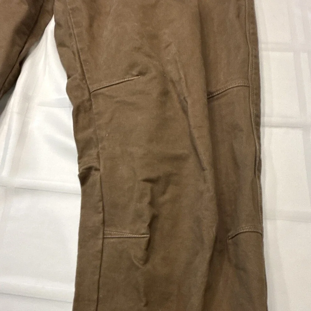 Kuhl Rydr Pants Mens 40x30 Brown Canvas Hiking Workwear Vintage Patina Dye
